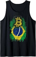 Bitcoin Crypto Brazil Cryptocurrency Brazilian Tank Top