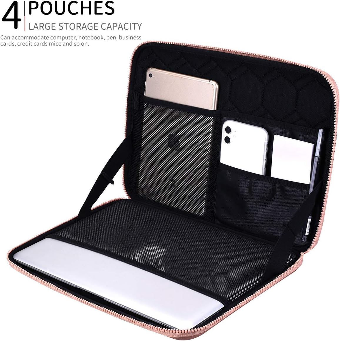 SUPGEAR Laptop Sleeve Case for 13-13.3 Inch Notebook, Shockproof Waterproof Computer Bag Protective Compatible for MacBook Pro, MacBook Air, Notebook
