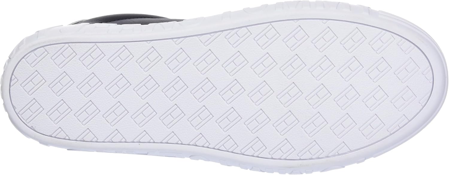 Tommy Hilfiger Sleek Black Sneakers with Contrasting Details EU44/US11