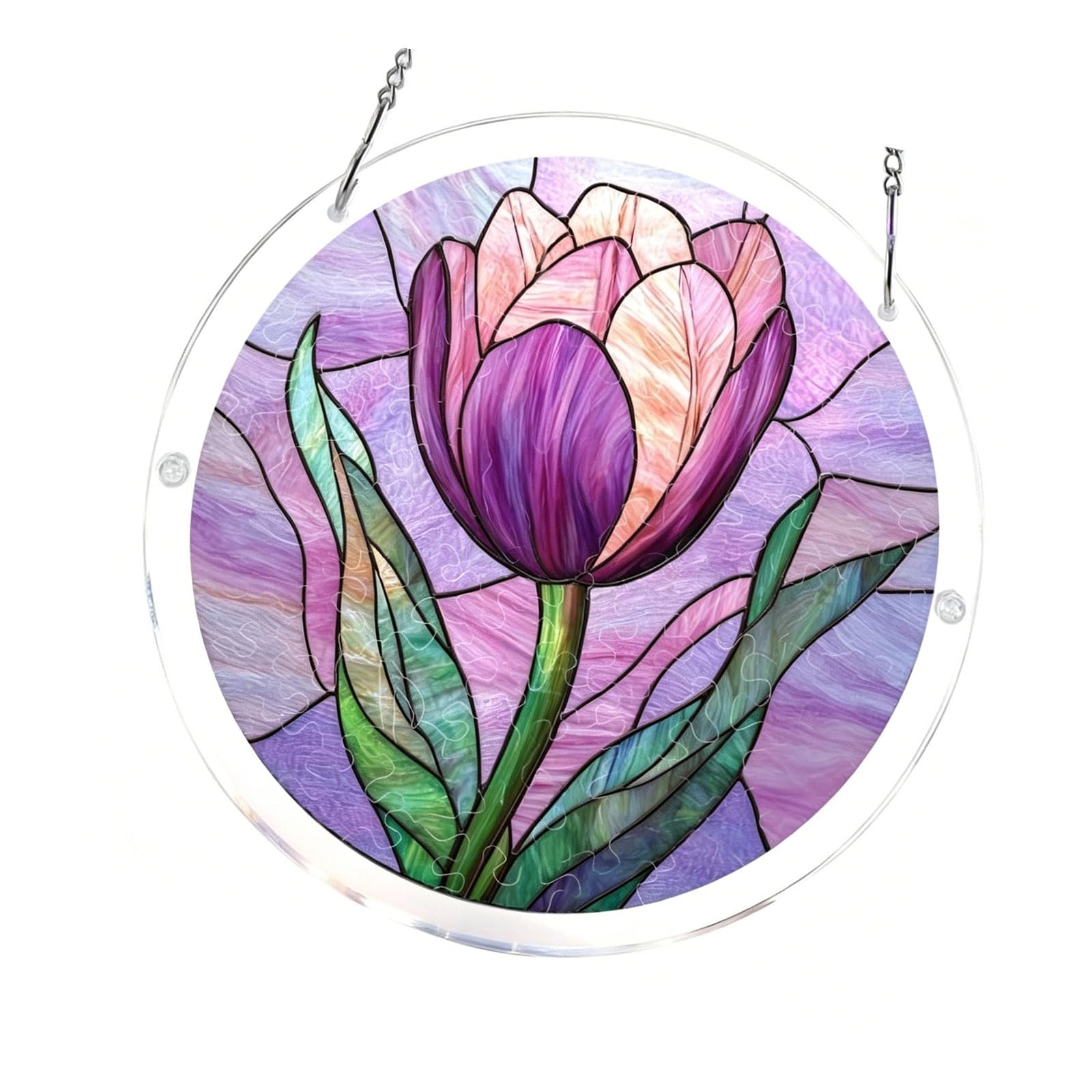 Hsyzygian Puzzle Hanging Decoration Decorative Sun Catchers Ornament for Window and Childrens Room Early Childhood Education Toy