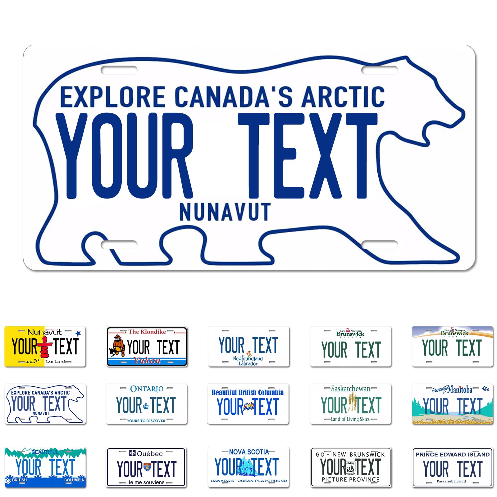 Ontario License Plate, 6"×12" Custom License Plate — view 8
