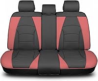 Vista 18 de FH Group Juego de fundas para asientos delanteros de piel sintética - Fundas para asientos de automóvil para asiento con respaldo bajo, ajuste