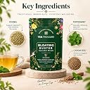 Tea Treasure Bloating Buster Ayurveda Miracle Tea100g, Supports Digestion, Reduces Gas, Acidity & Burping, Fennel, Ginger, Ajwain, Peppermint, Black Salt, Feel Light After Meal gallery image