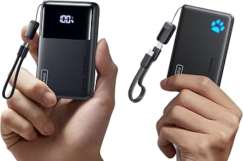 INIU Slimmest 10000mAh 45W PD Fast Charging Portable Charger & Ultra Slim 10000mAh 45W Power Bank Combo