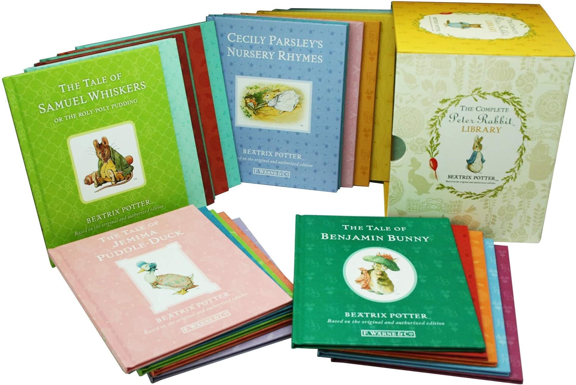 The COMPLETE PETER RABBIT Library Boxed Set of 23 Books by Beatrix Potter Hardcover