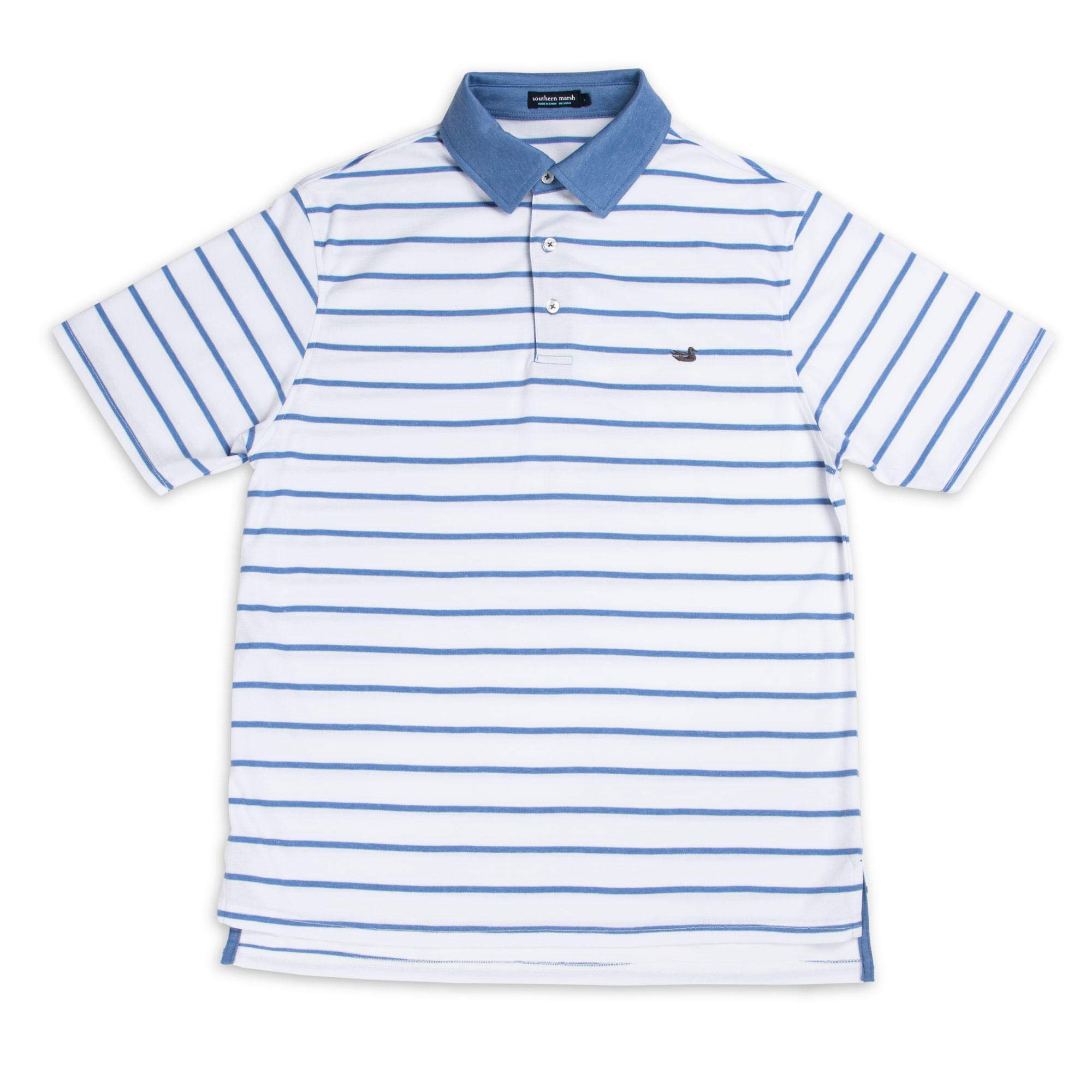 Southern MarshMarina Bay Stripe Polo