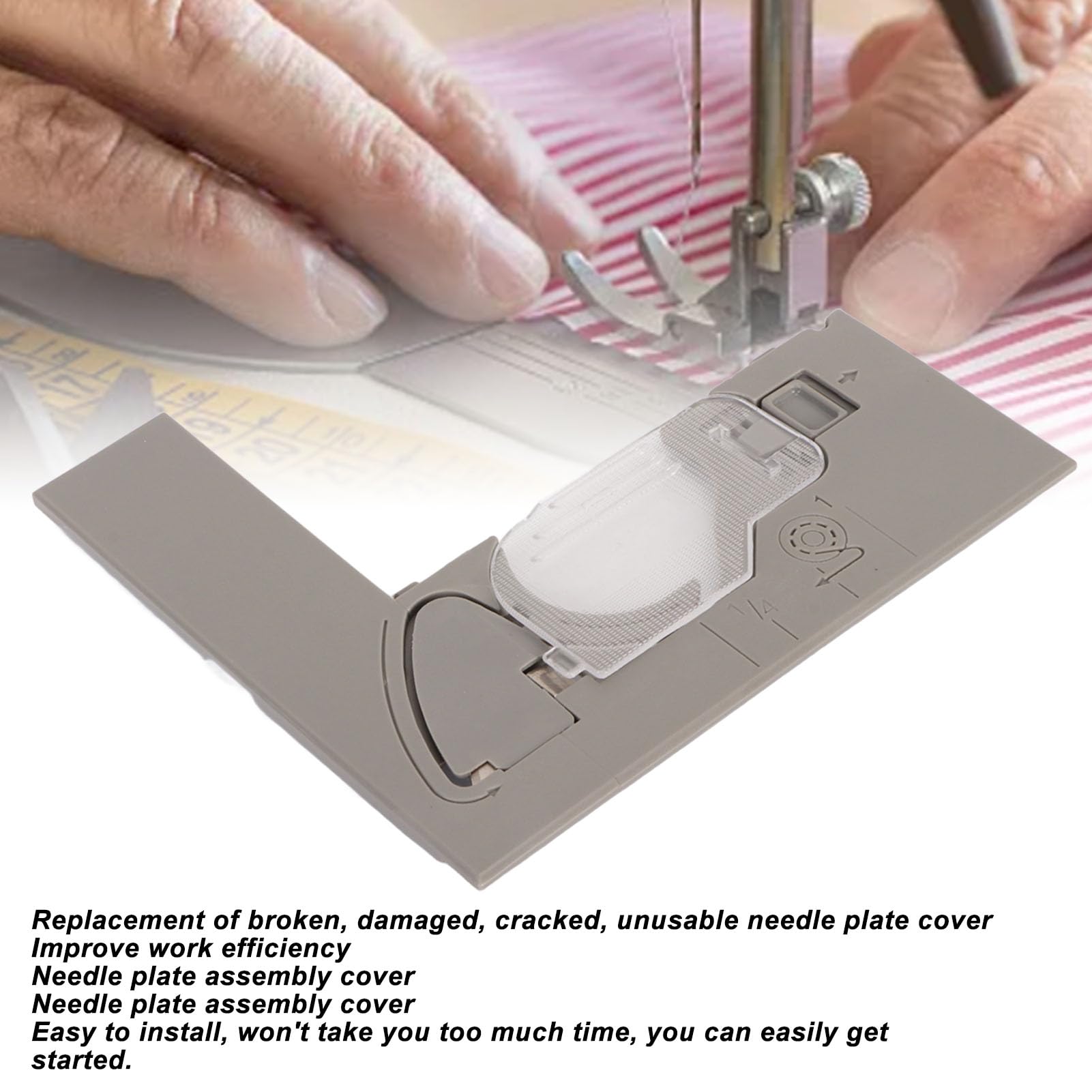 Couvercle d'assemblage de plaque à aiguille, couvercle de plaque à aiguille de remplacement en plastique XD0354051 pour BC2500 XL3600 XL3750 NX2000 NX200 NX200LE NX200QE NX250