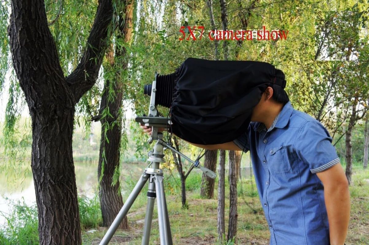 Dark Cloth Focus Hood for 4×5 5×7 120 Camera Large Format Barrel 60cm Long