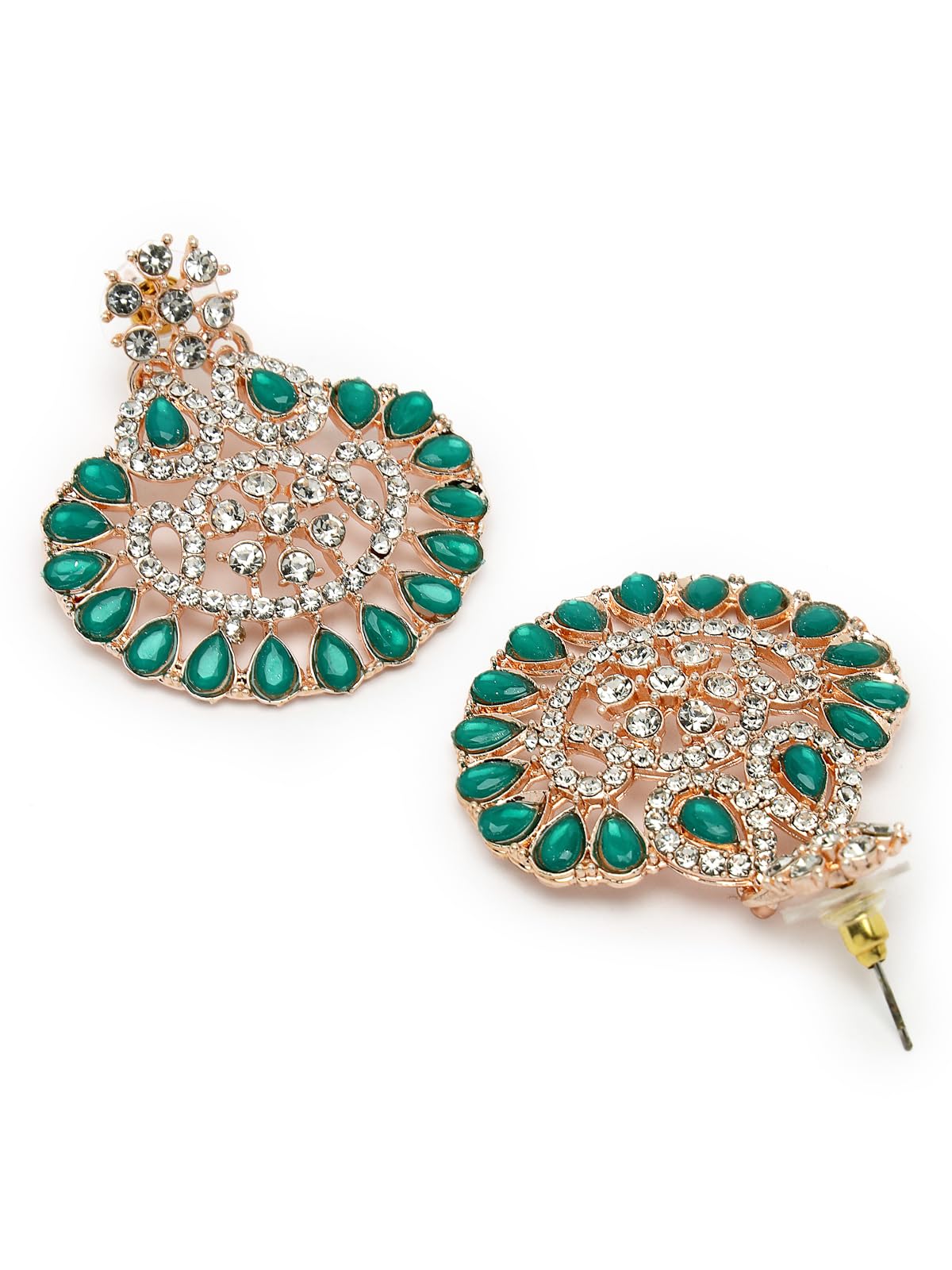 Trendy AD Stones Necklace Set with Earring & Maangtika