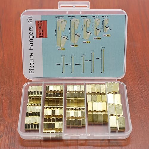 Miniatura 5 de 161 ganchos de fotos kits para colgar fotos kit resistente para colgar fotos con clavos kit profesional para colgar fotos en maderapaneles de yeso