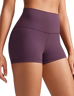 CRZ YOGA Butterluxe Biker Shorts 2.5" | Extremely Soft, Gentle Compression, Yoga, High Waisted, for Women