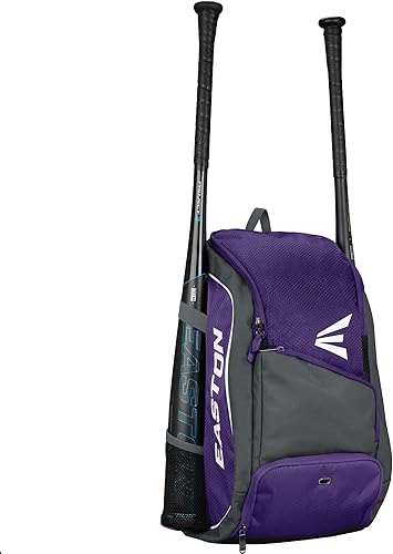 Miniatura 10 de EASTON Game Ready - Morral para bate y equipo de sóftbol y béisbol, 2 bolsillos para bate o para botellas de agua, compartimento principal