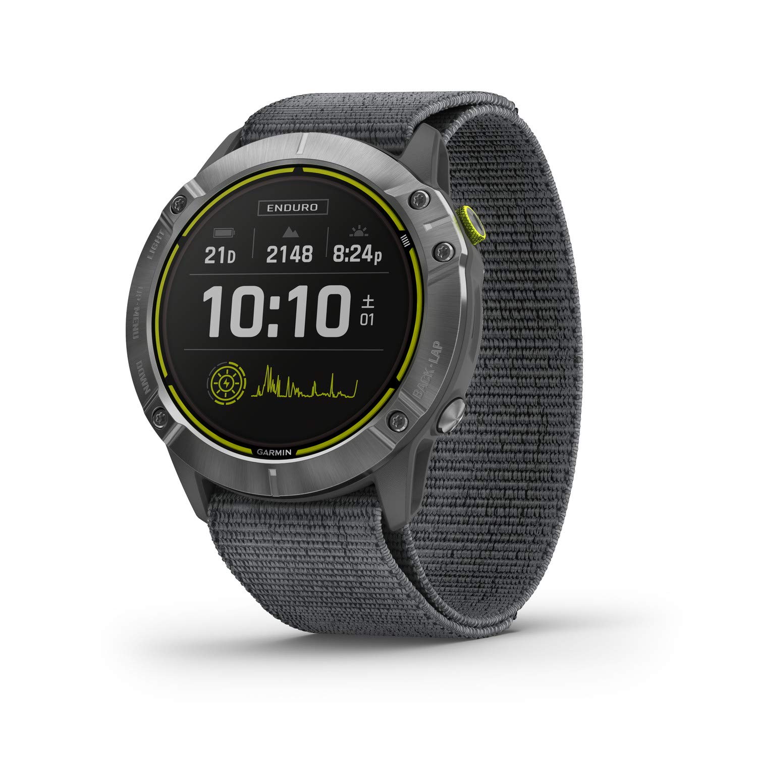 Amazon | GARMIN(ガーミン) Enduro Steel/Gray UltraFit Nylon Strap 