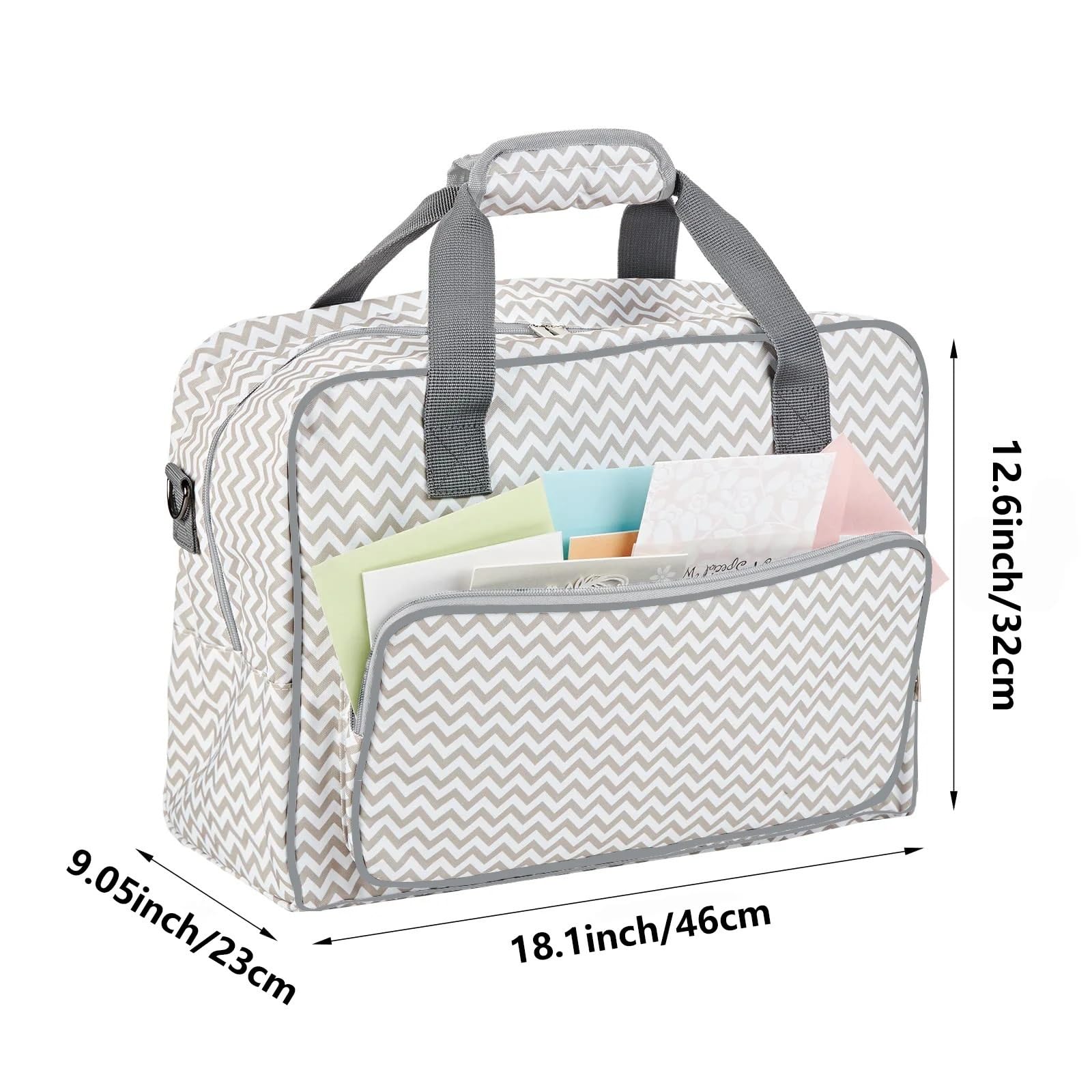 Sewing Machine Bag Sewing Machine Carrying Case, Sewing Accessories Organizer, Multifunctional Travel Tote Bag, Storage Bag for Most Home Standard