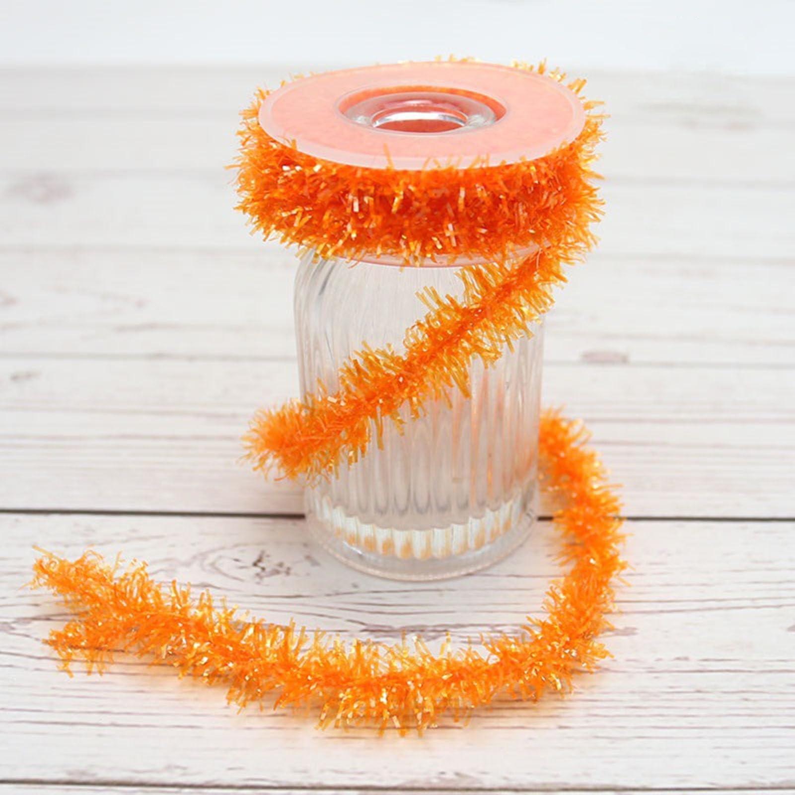 Guirlande 25,7 M, 360 Miniled Orange, Câble Vert - Guirlandes