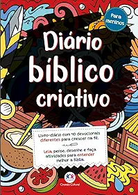 Livro-diário bíblico criativo - para meninos