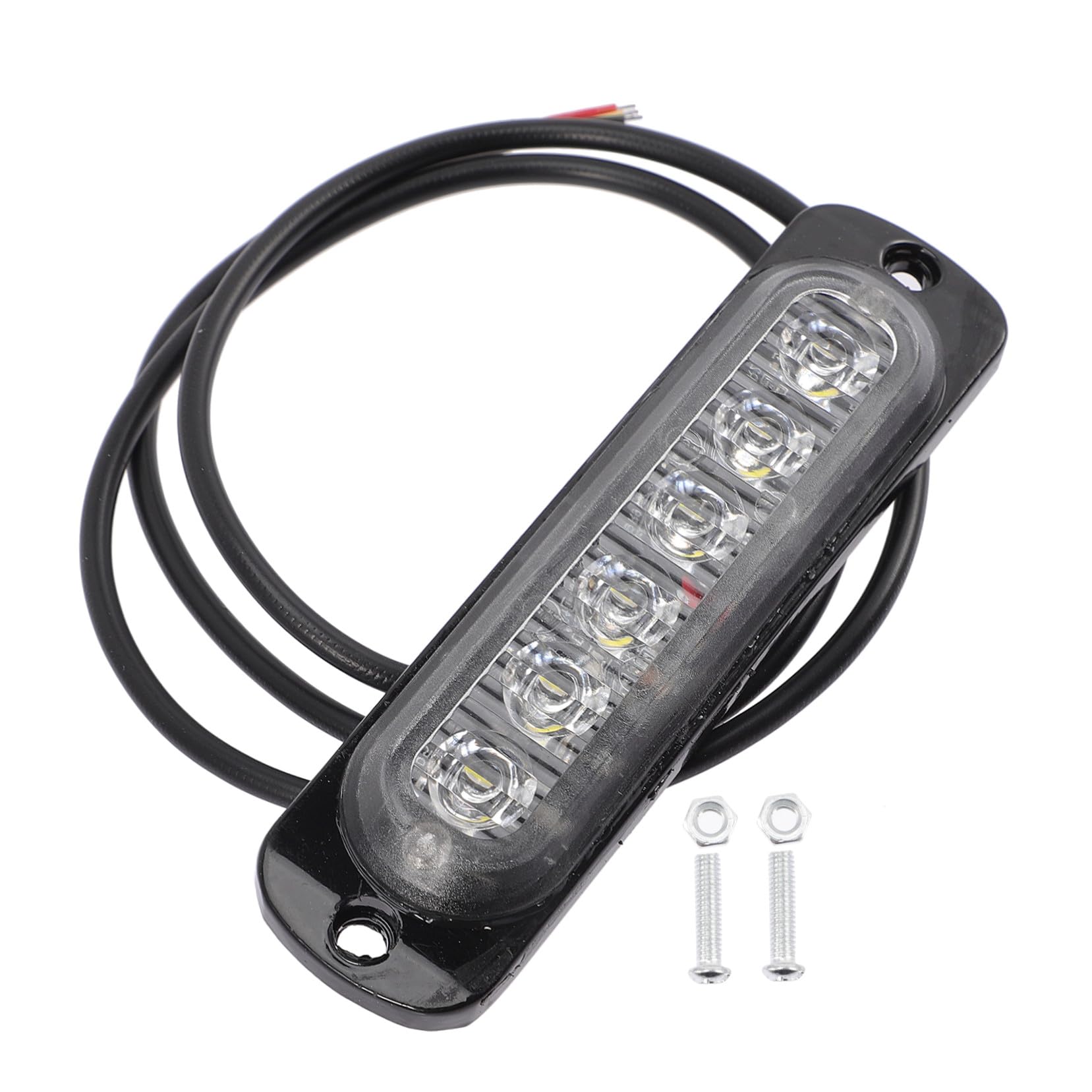 SOLUSTRE 4piezas Estroboscópicas Led De Emergencia Leds Barrita De Luz Para Vehículos Instalación y Respuesta Rápida De Ajustables Para Camiones y Motocicletas