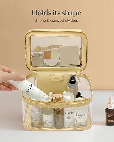 Miniatura 3 de Bolsa de maquillaje transparente para cosméticos, bolsa de maquillaje para mujeres, bolsa de maquillaje grande, organizador de maquillaje, bolsa