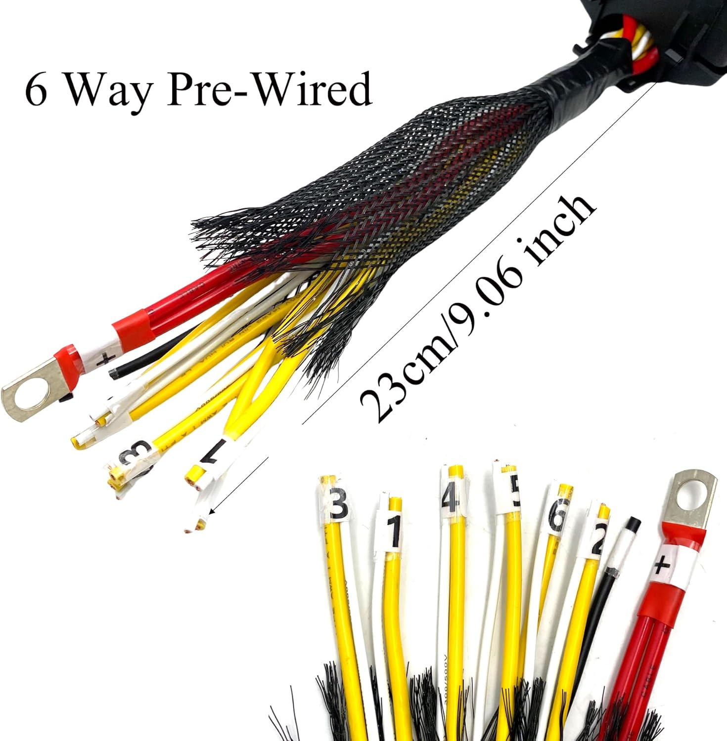 12V Pre-Wired 6 Way Relay Box,6 Slot Fuse Box with 40A/12v 4 Pin Relays and 5/10/15/20/25/30A Fuse for Car Marine Boat Automotive and Trucks Projects