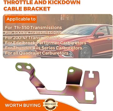 Upgraded Throttle & Kickdown Cable Bracket