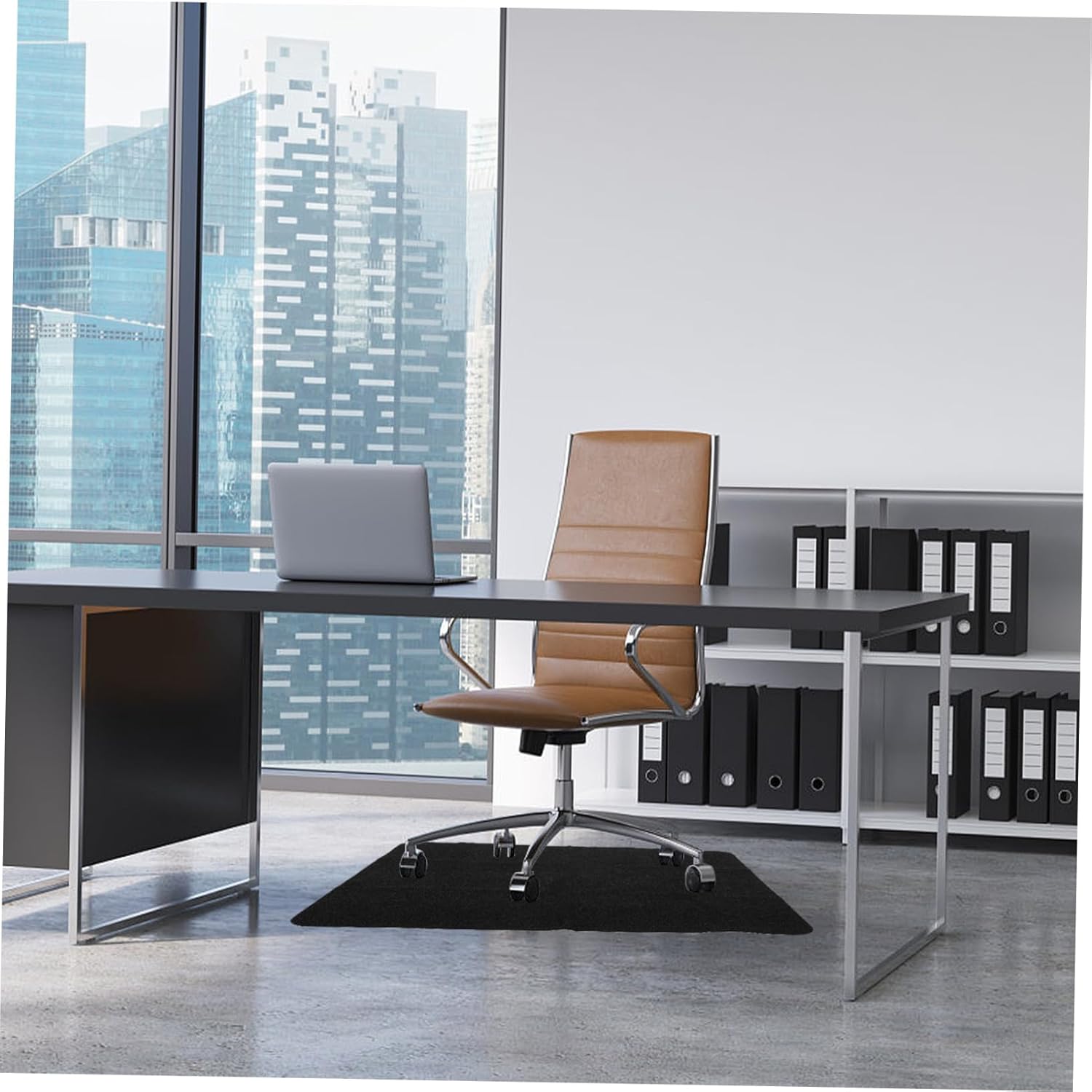 Non-Slip Floor Protector Mat for Office Chairs Premium Gaming Chair Mat Easy to Clean Reduces Noise Suitable for Hardwood and Carpeted Floors