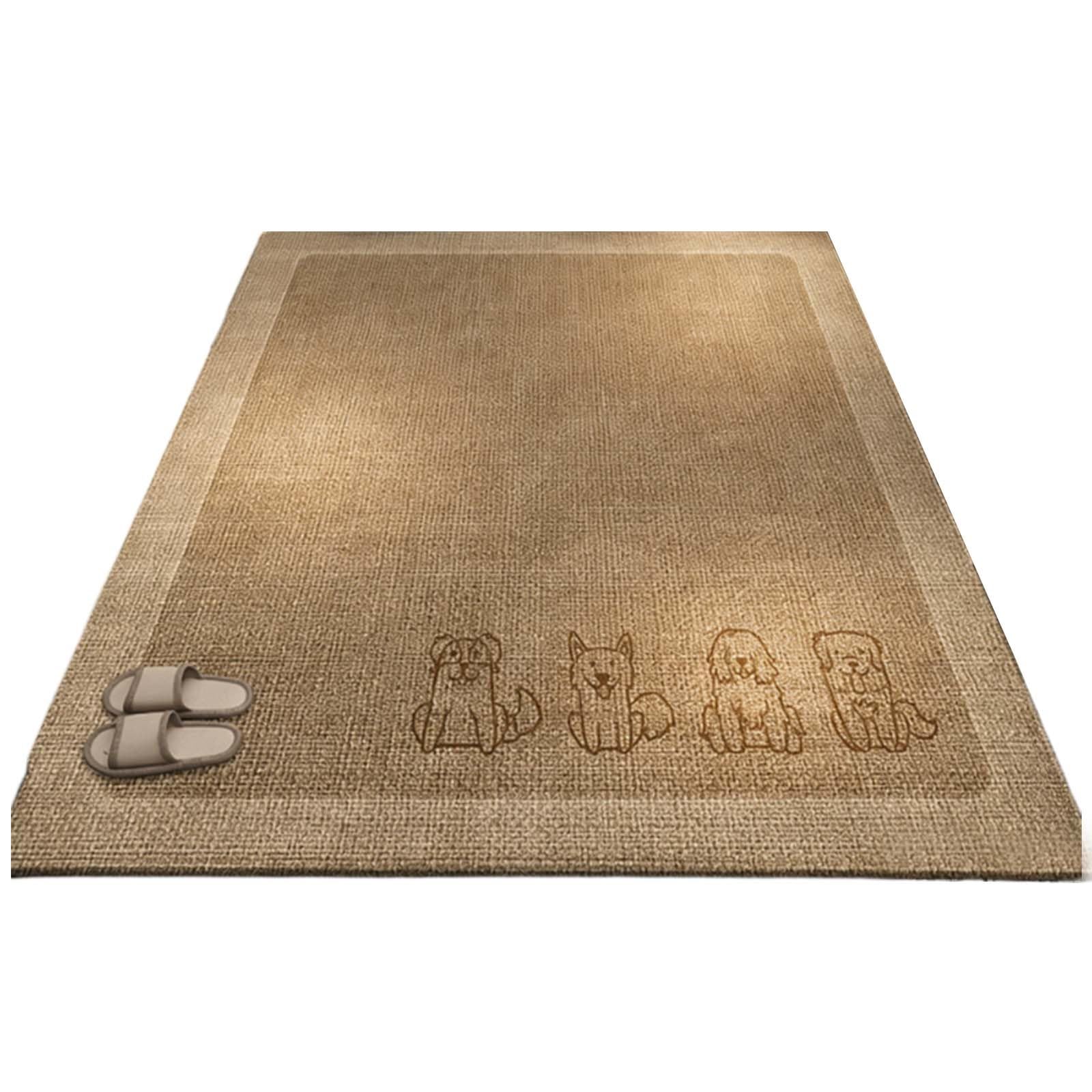Tapis pour bureau et salon confortable lavable pour toute la maison