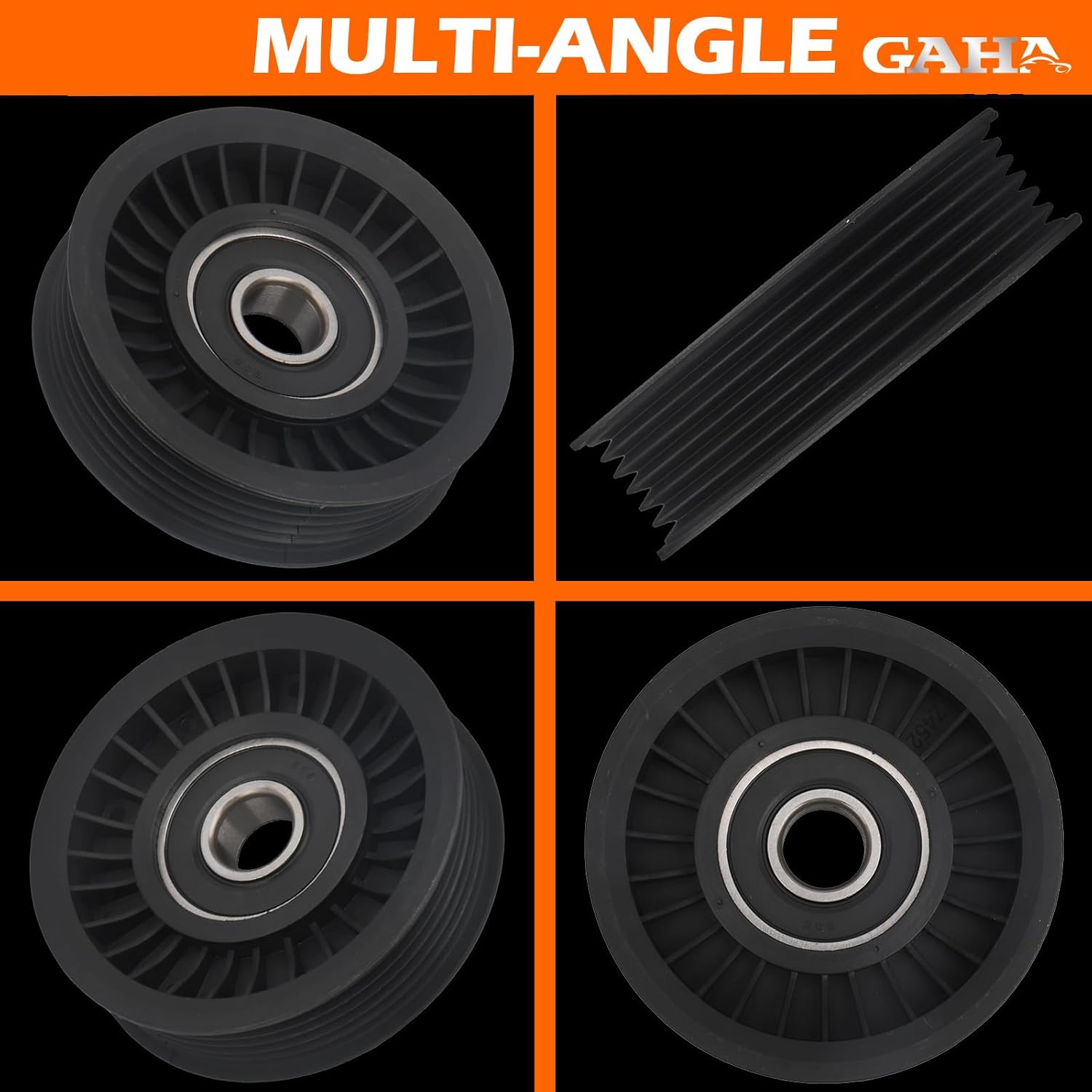 GAHA 36157 Belt Tensioner Idler Pulley, Compatible for Ford 2005-2010 Mustang/ 2002-2010 F-150/2002-2005 Excursion, Expedition, for Jeep Wrangler/Lincoln Navigator/Mercury Mountaineer