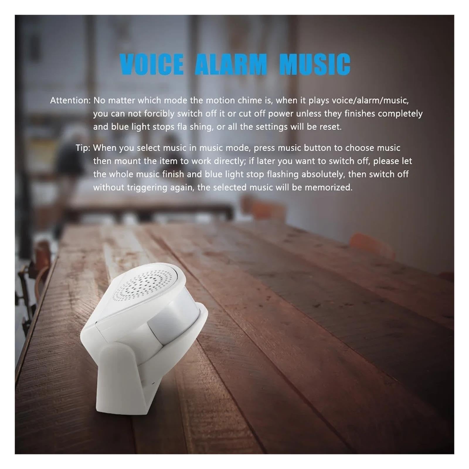 Campanello con sensore di movimento PIR wireless