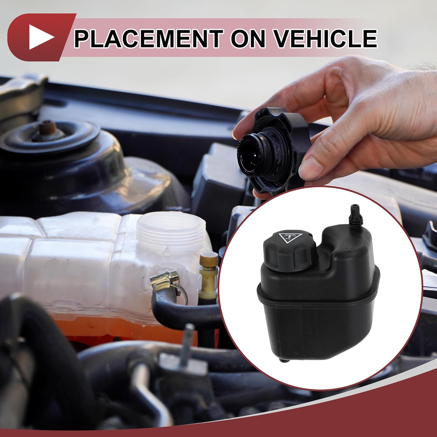 1 Set Engine Coolant Reservoir Water Expansion Tank for BMW 340i 340i GT XDrive 440i 440i Coolant Radiator Reservoir Bottle with Cap No.17138617045