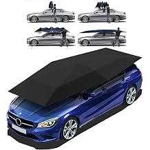 Portable Fully-automatic Car Tent With Remote Control Black-4.6m
