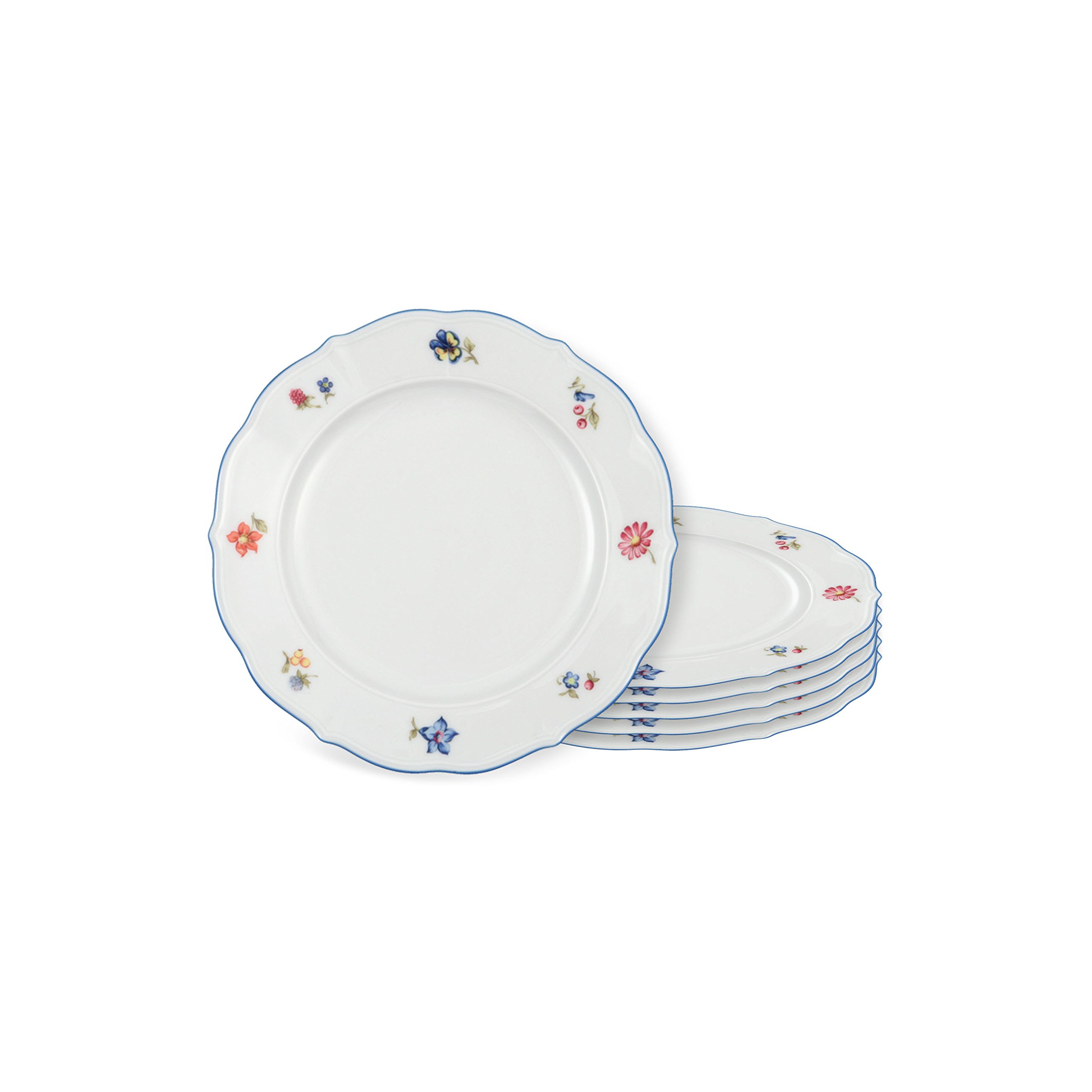 Seltmann Weiden Sonate Streublume Frühstücksteller-Set 6tlg.