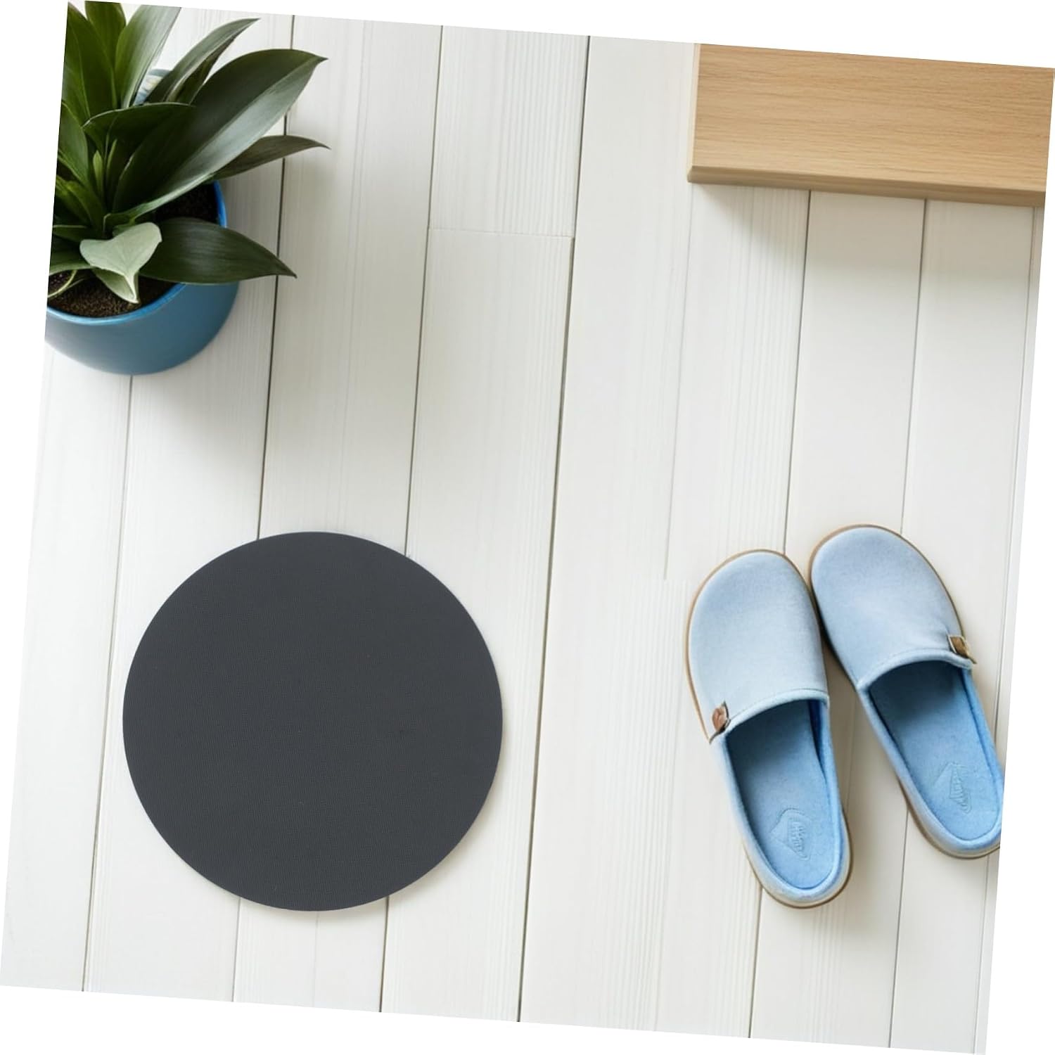 TIDTALEO Elderly Bed Transfer Assist Slide Board with 360° Rotating Plastic Swivel Disk for Wheelchair to Bed and Toilet Transfers