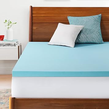 EASEL Size Memory Foam Mattress Topper 2 Inch Gel Infused Bed Foam Topper Full, 2 Inches