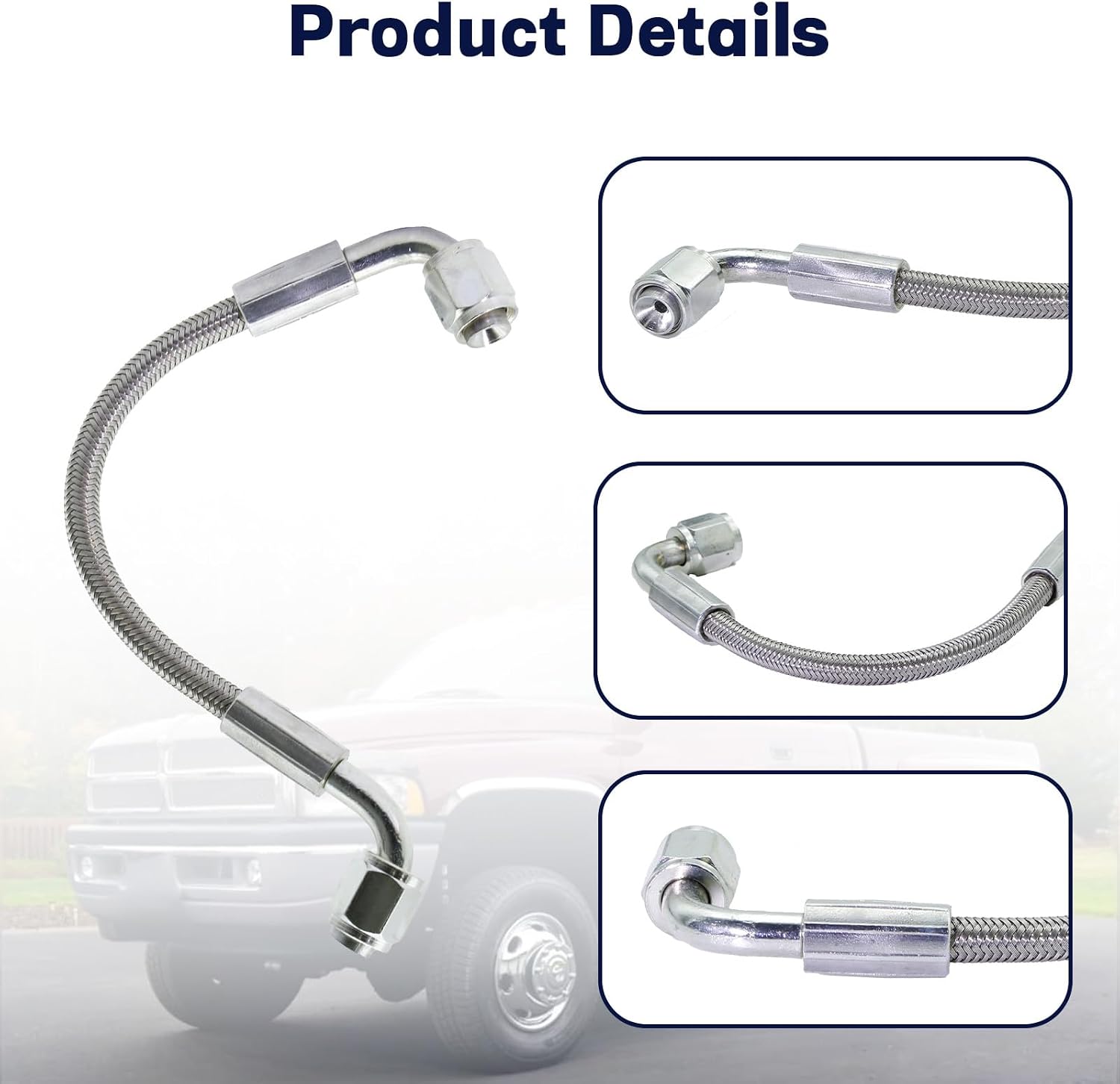 Heavy Duty Braided Vacuum Pump Oil Supply Hose replace DD-59L-VPOL