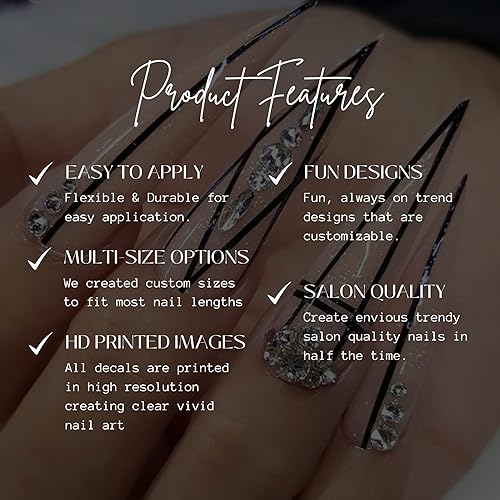 Miniatura 3 de Calcomanías de uñas de Halloween bonitas y espeluznantes Coralines, botones de transferencia de agua, arte de uñas para acrílico, gel X, extensiones