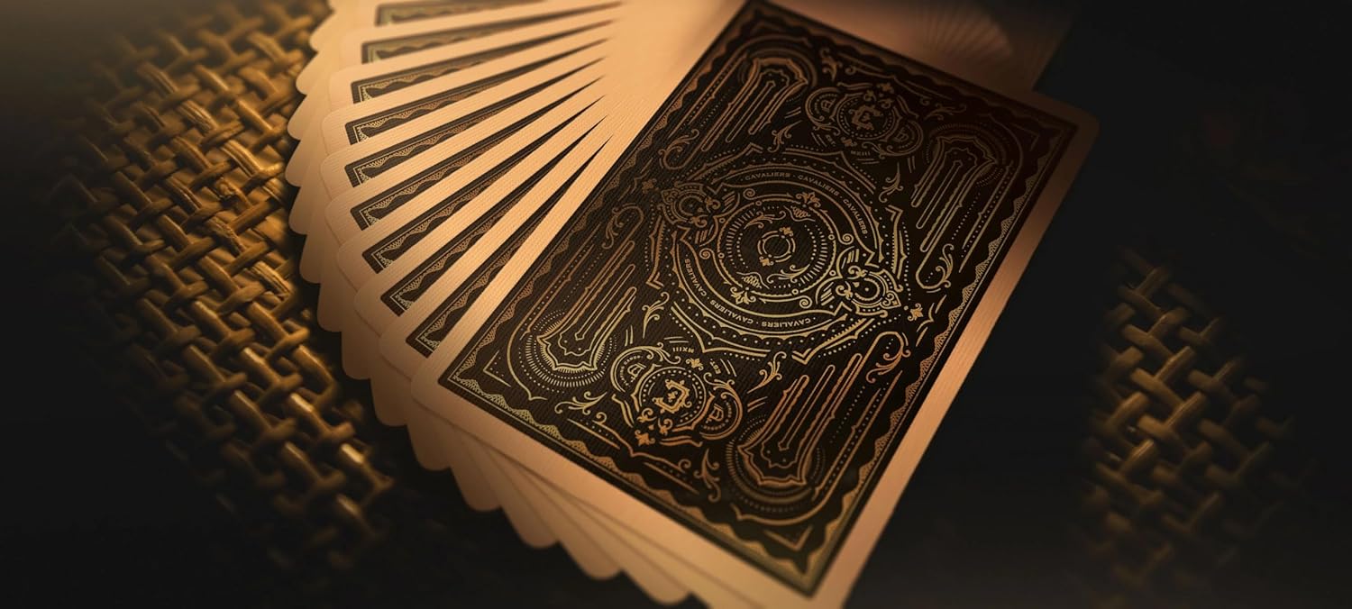 Cavaliers Playing Cards - Luxury Poker Deck By Kings and Crooks, Designed by Lee Mckenzie, Printed by Legends, Adult Collectible Deck, 14+