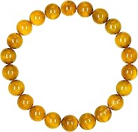 Vista 695 de Amazing Gemstone Pulsera de cristal para mujeres y hombres, pulsera de cristal curativo de protección, pulsera elástica con cuentas de piedras