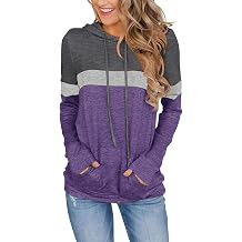 Womens Tops Long Sleeve Hoodies Fall Clothes Fashion Sweatshirts Trendy Casual Shirts Tunics S-XXL