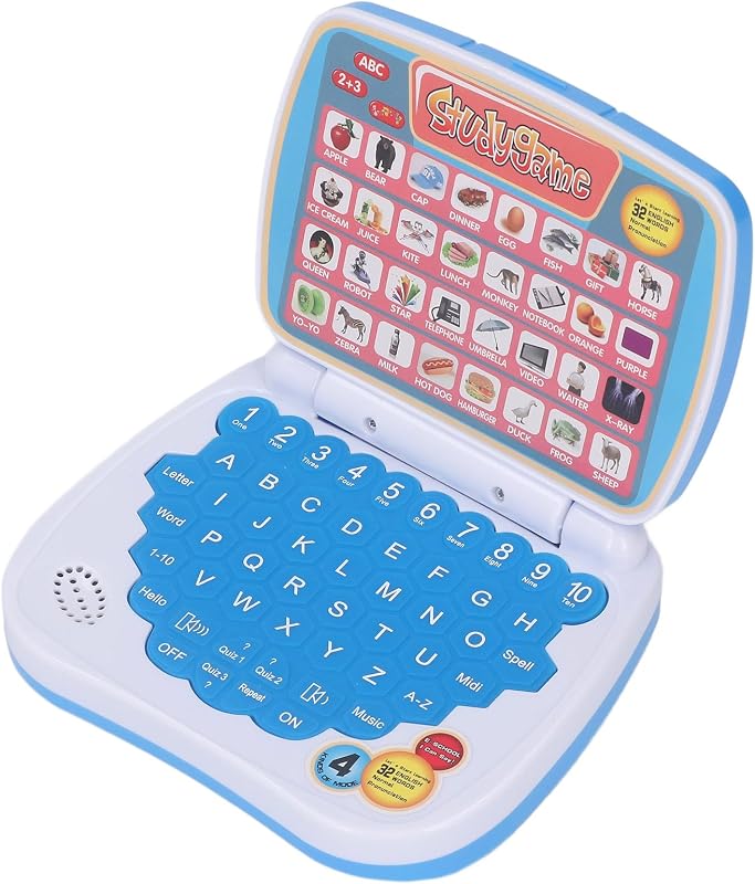 Smart Preschool Learning Laptop with 5 Educational Modes for Kids Over 3 Years Old