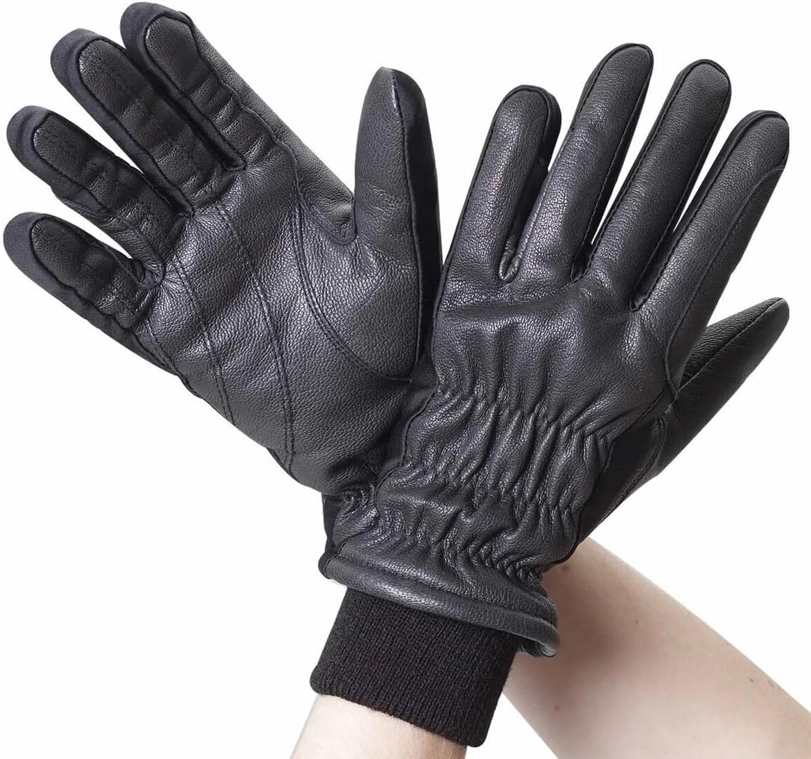 Ovation Ladies Leather Deluxe Winter Show Glove - Black