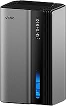 Dehumidifiers for Home, 850 sq.ft 95oz Dehumidifier with Drain Hose Timer Sleep Mode Auto-Off 7 Colors Light, Dehumidifier for Bedroom Bathroom Basements RV Grey
