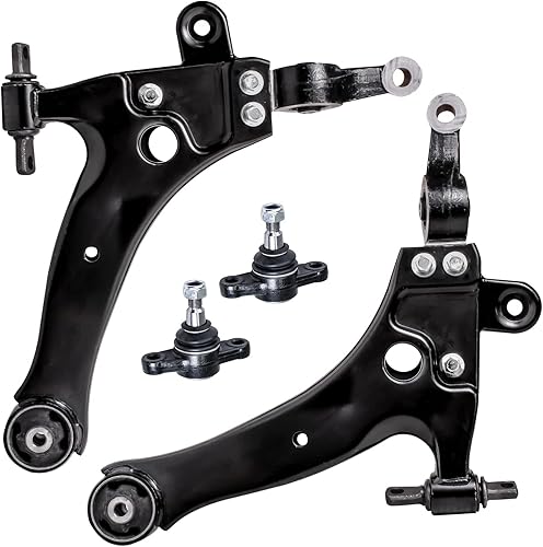 Miniatura 58 de Detroit Axle - Kit de suspensión frontal de 4 piezas para Chevrolet Aveo5 Aveo Pontiac G3 Wave Wave5 Suzuki Swift+, 2 brazos de control inferiores,