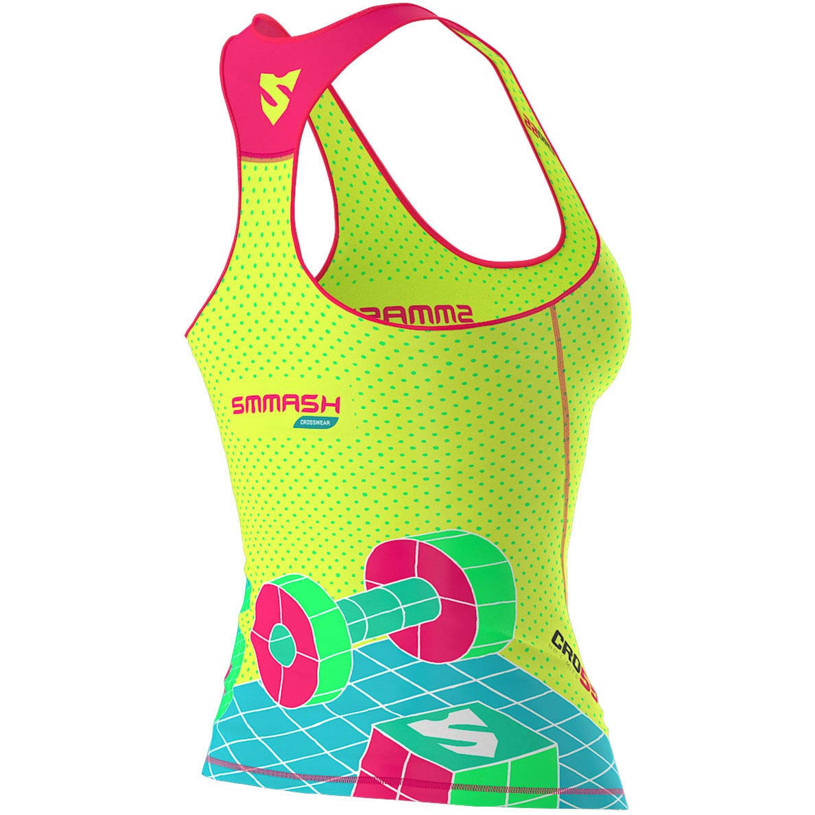 SMMASH Steampunk Sport Top Tank para Mujer, Camiseta de Tirantes Deportivas, Camiseta sin Manga para Fitness, Yoga, Formación, Material Transpirable y Antibacteriano - 5