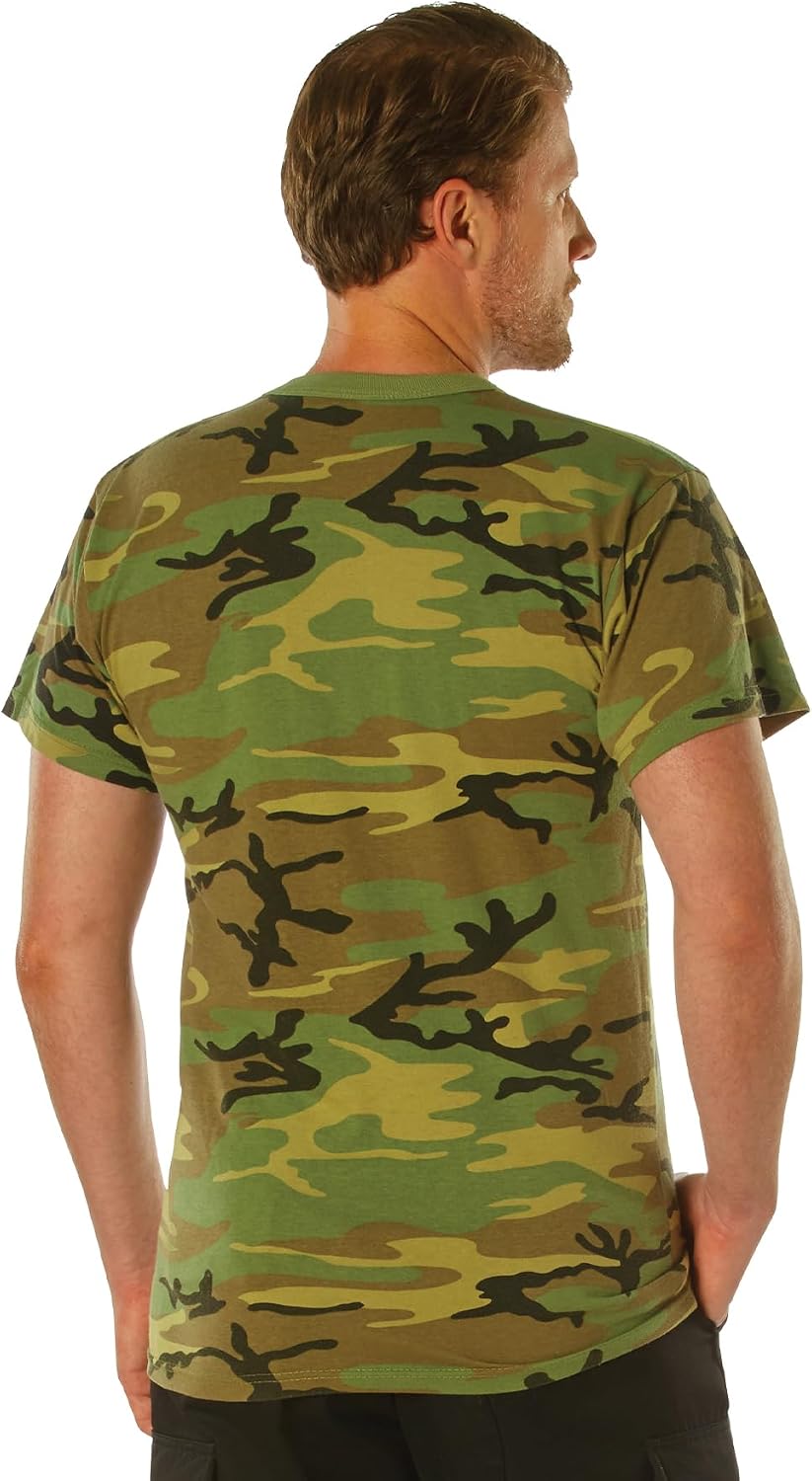 Rothco Vintage Camo T-Shirt – Comfortable Camouflage Short Sleeve Tee Shirt
