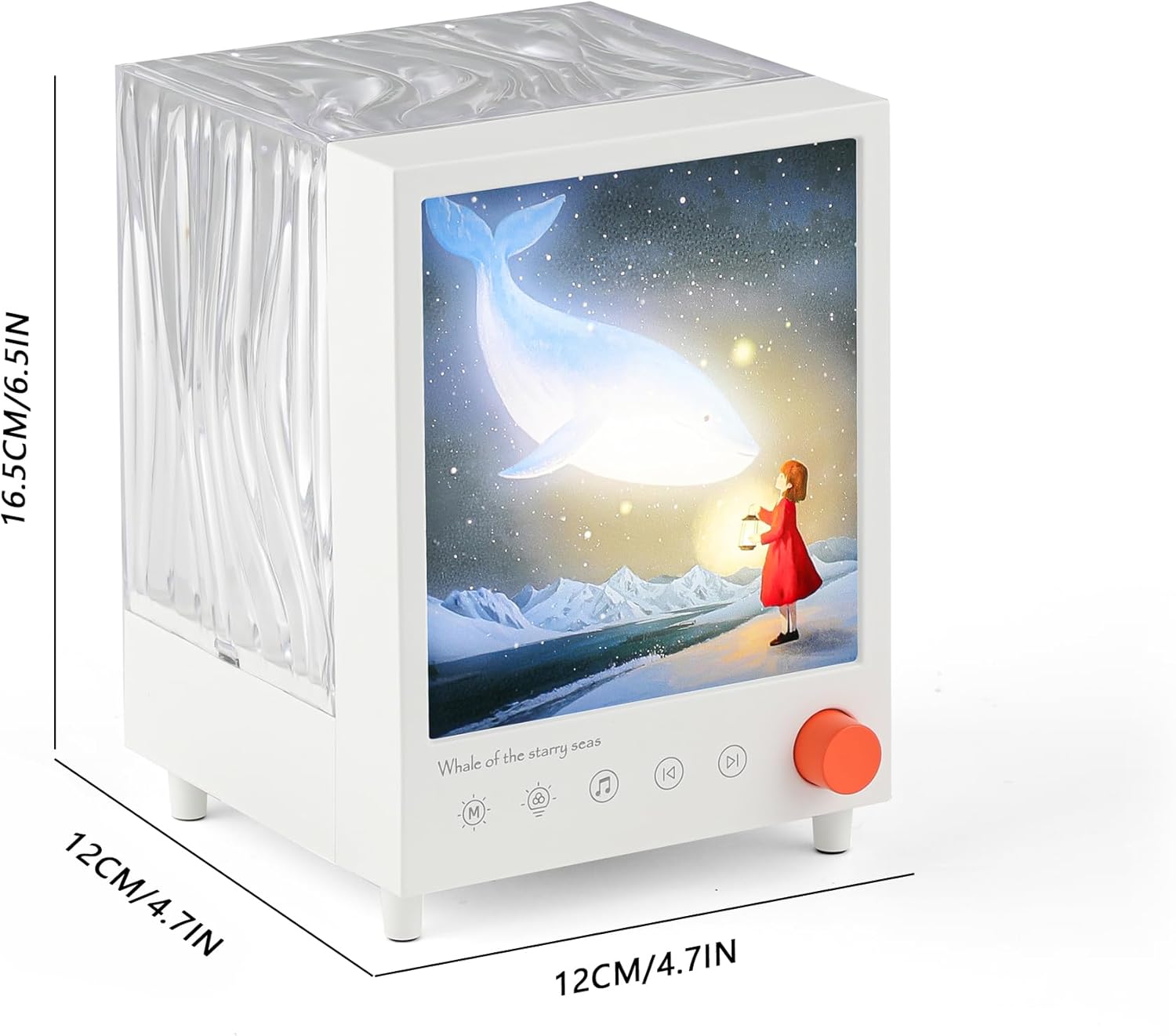 REXTiN Northern Lights Aurora Projector: Bluetooth Ceiling Lamp - Ocean Wave Night Light Decorations for Bedroom Relaxing Sleep Kids Room Atmosphere
