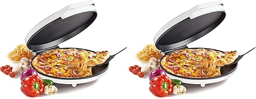 Vista 13 de Betty Crocker Máquina para hacer pizza de encimera, máquina para hacer pizza de 1440 vatios para el hogar, BC-2958CR (paquete de 2)