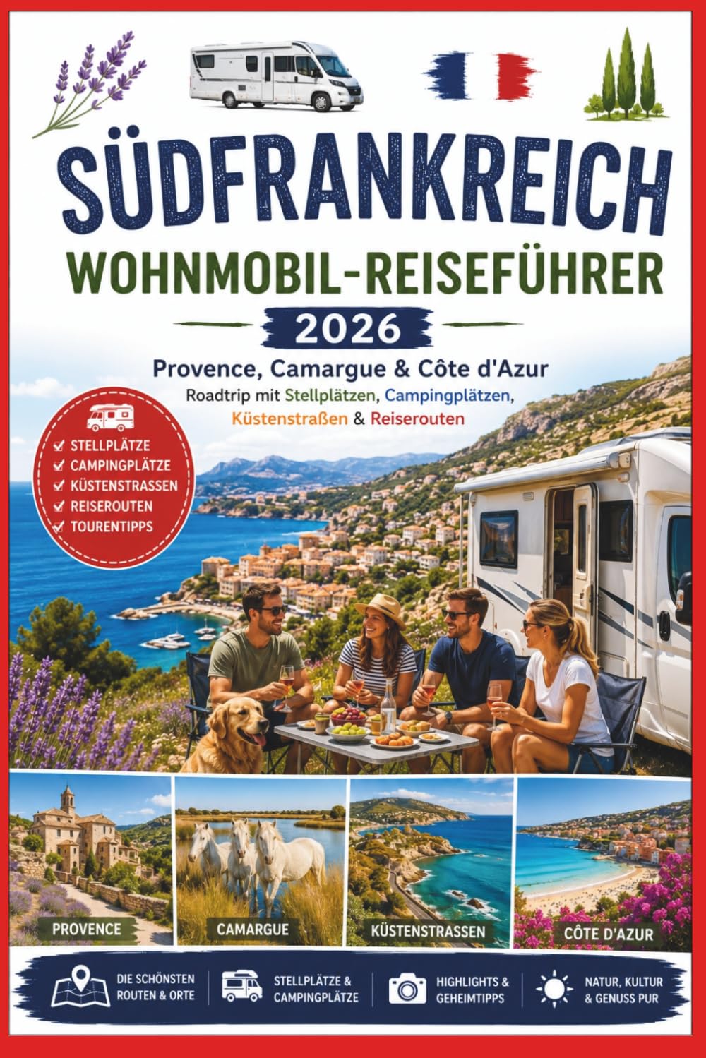 Südfrankreich Wohnmobil-Reiseführer 2026: Provence, Camargue & Côte d'Azur – Roadtrip mit Stellplätzen, Campingplätzen, Küstenstraßen & Reiserouten