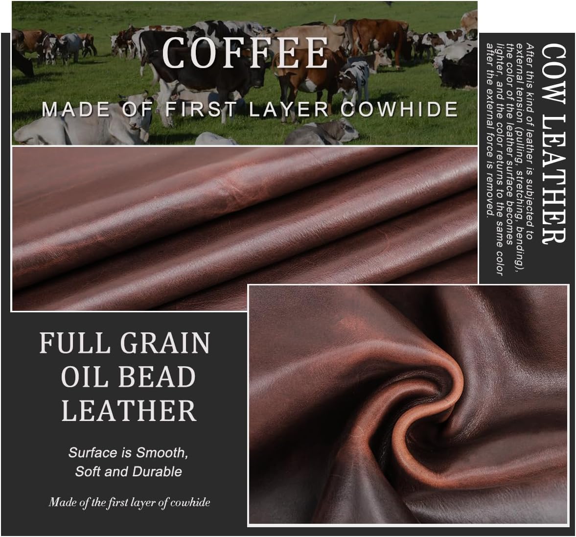 CONTACTS Full Grain Leather Travel Toiletry Bag for Men Large Wash Bag with Handle Bathroom Shaving Dopp Kit Toiletries Organizer Vintage Cosmetic Bag