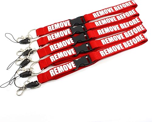 Miniatura 2 de Rotary13B1 Quitar antes del vuelo - Cordón rojo - Paquete de 5