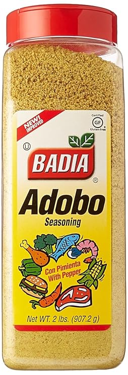 Badia Adobo All-Purpose Latin Seasoning Blend, 2 Pound Smoky, Spicy & Savory for Meats, Chicken, Seafood, and Vegetables